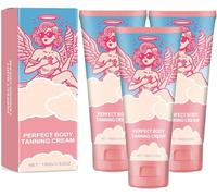 Perfect Body Tanning Cream, Intensive Tanning Luxe Cream, Sunbed Cream, Tan Accelerator, Self Tanner Oil, Achieve A Natural Tanning, Fast tanning, for All Skin Types (3pcs)