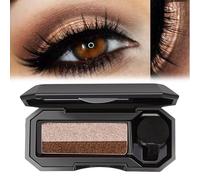 Perfect Duo Eyeshadow, Duo Eyeshadow portátil, paleta de sombras de ojos de dos colores, sombra de ojos altamente pigmentada, brillos exquisitos, larga duración (2#)
