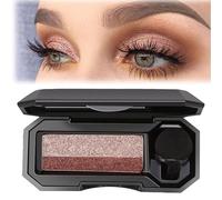 Perfect Duo Eyeshadow, Duo Eyeshadow portátil, paleta de sombras de ojos de dos colores, sombra de ojos altamente pigmentada, brillos exquisitos, larga duración (1#)