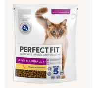 Perfect Fit™ Anti-hairball 1+, 750 g - pienso seco completo para gatos, rico en pollo