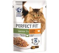 Perfect Fit Cat Bolsas Frescas Senior 7+ Pavo 85gx12