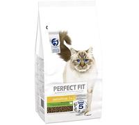 Perfect Fit Comida Seca para Gatos Sensitive 1+ Rica en Pavo, 7 kg (1 Bolsa) - Comida Premium para Gatos Adultos sensibles a Partir de 1 año, sin Trigo ni Soja, para apoyar la digestión