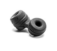 Perfect Fit Siliskin Cock and Ball, Anillo y Camilla, Negro