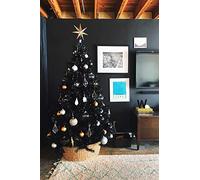 Perfect Holiday Árbol, cloruro de polivinilo, Negro, 1,2 m