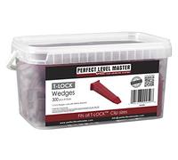 Perfect Level Master - Juego de cuña con cerradura en T (300 unidades)