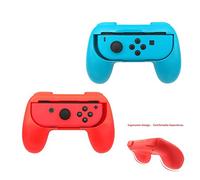 Perfect Part 2 x Joy-con resistente al agua Kit de agarre asas para Interruptor controlador (azul + rojo)
