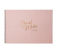 Perfect Planner Company - Planificador de redes sociales - Agenda semanal A4 sin fecha para horario de trabajo - Información de redes sociales - Para marketers, expertos en redes sociales, empresarios