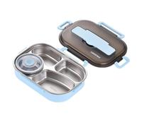 Perfect Quality: This lunch box is made of 304 stainless steel and PP mat