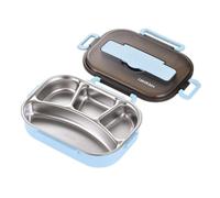 Perfect Quality: This lunch box is made of 304 stainless steel and PP mat