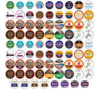 Perfect Samplers - Paquete variado de cápsulas de café, sabores oscuros y atrevidos, tazas de un solo servicio para máquinas Keurig K Cup - Surtido robusto, 80 unidades