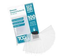 Perfect Sleeve TcgLab - Fundas protectoras de ajuste perfecto para jugar a las cartas - 100 piezas - Ultra transparente 50