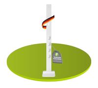 PERFECT Soporte universal para aspiradora, compatible con Dyson V6, V7, V8, V10, V11, V12, V15, Gen5, de suelo, para accesorios, blanco.