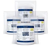 Perfect Velocity Fitness Gym Equipment Wipes - 4 Rolls of 800 Pre-Moistened Cleaning Refill Wet Wipes - For Upwards and Downwards Dispensers