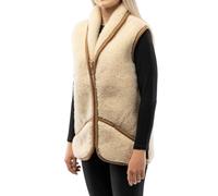Perfect Wool - Chaleco de lana - Chaleco merino para mujer y hombre - cálido y suave - para otoño e invierno, con cuello, cremallera y bolsillos