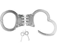 PerfectA Handschelle Hc 600 Carbon Stahl Vernickelt Profi Line Extreme, Esposas Unisex Adulto, Plata, Talla Única