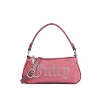 Perfecta para mejorar tu estilo diario, este bolso de hombro premium para mujer de la serie Kimberly de Juicy Couture combina un lujoso tejido de terciopelo con un tacto suave y un forro sintético ele