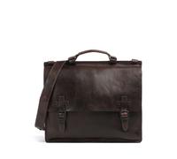 Perfecta para mejorar tu vestuario diario y de trabajo, este maletín premium para hombre y mujer de la serie Aberdeen de Harold's está fabricado con cuero suave y encerado de grano que transmite calid