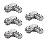 PerfectHD Punta de Antena Plug F Lote de 5 F-Adapter Quick Gewinkelt