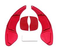perfecti Auto Levas En Volante Rojo Cambio Shift Paddle para Volkswagen VW Golf 7 2015- GTI R MK7 Scirocco Car Styling