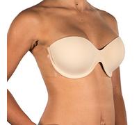 Perfection Sujetador con alas extra Boost - Alas adhesivas invisibles sin tirantes sin espalda A a E Cup, beige, 42