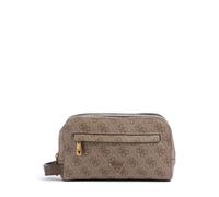 Perfecto para viajar o para organizarte a diario, este neceser premium para hombre de Guess combina estilo y practicidad en un diseño compacto. Fabricado con imitación de cuero suave y un forro sintét