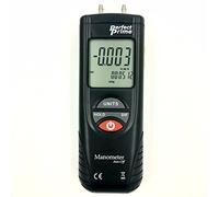 PerfectPrime AR1890 Medidor de presion de aire digital profesional y manometro para medir calibre y presion diferencial ± 13.79kPa / ± 2 psi / ± 55.4 H2O