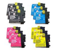 PerfectPrint - 12 Compatible Brother LC-985 / LC985 Ink Cartridges