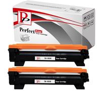 PerfectPrint Compatible Virador Cartucho Reemplazo para Brother DCP-1510 1512 1610W 1612W HL-1110 1112 1210W 1212W MFC-1810 1910 1910W TN1050 (Negro, 2-Pack)