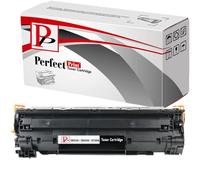 PerfectPrint Compatible Virador Cartucho Reemplazo Para HP LaserJet P-1005 1006 1007 1008 1009 1505 1505N M-1120 1120MFP 1120N 1520 1522 1522N 1522NF 1522MFP CB435A / CB436A (Negro)