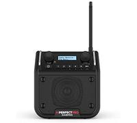 PerfectPro Radio DABPRO, Dab+ y recepción FM, Entrada AUX, MP3, Bluetooth, Red eléctrica y Recargable, Resistente a los Golpes, IP54, DPR2