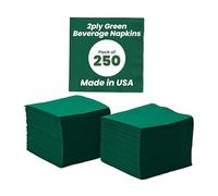 Perfectware Servilletas de 2 capas, color verde cazador, paquete de 250 unidades