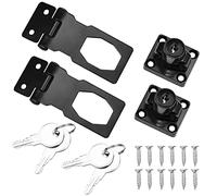 PERFETSELL 2 Pcs Cerradura Armario con Llave Negra Cerradura Puerta Armario Madera Cerradura Cajones con Llave Cerradura para Muebles con Llave Cerradura Antirrobo Armario para Armario de Madera