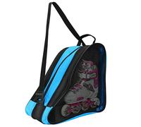 PERFETSELL Mochila para Patines Bolsa Patines para Guardar Patines en Linea Patines de Cuatro Ruedas Patines Roller Patinaje Artistico 3 Compartimentos Bolsa para Patines Casco Protecciones 40x39x28cm