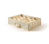 Perfetto Più EasyBox Organizador, cajón TNT 16 plazas, Tela, Crudo, 35,0 x 28,0 x 9,0 cm