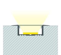 Perfil Aluminio Empotrable para Tiras LED hasta 31 mm