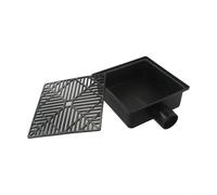 Perfil bajo para montaje de drenaje de lavabo con tubo flexible reforzado para enrutar agua de lluvia desde patios y zonas ajardinadas