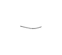 Perfil cromado parachoques delantero izquierdo bmw serie 5 e39 1995 al 2000