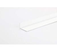 Perfil de 1 metro angular de aluminio blanco 40 x 40 x 1,5 mm