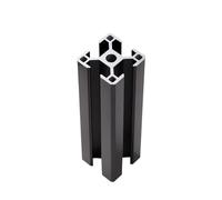 Perfil de aluminio, 1 pieza, extrusión de aluminio anodizado negro 3030, estándar europeo, longitud de 100 mm a 1000 mm, guía lineal (650 mm)(150mm)