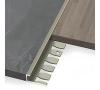 Perfil de aluminio C de 90 cm, 3 piezas de molduras flexibles para toques en casa u oficina (optos: 10 mm, 12 mm)