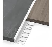 Perfil de aluminio C de 90 cm, 3 piezas flexibles para Ele y Hing del hogar u oficina (opción 2, 18 mm)