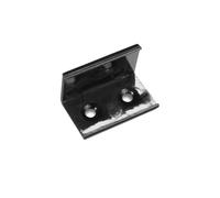 Perfil de aluminio en U, Tira de perfil borde aleación aluminio resistente a altas temperaturas, 500 mm, formas en U y V, paquete 25(25Pcs,V 180 degree)