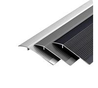 Perfil De Aluminio, Perfil De Transición Tira De Ajuste De Borde De Piso Impermeable Antideslizante Ancho 10cm Para Suelo Con Desnivel, Tiras De Transición De Suelo ( Color : Black , Size : 91.5cm/36i
