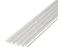 Perfil de borde for escaleras, peldaño aleación aluminio, perfil antideslizante for rampas, bordes azulejos y mármol(Silver,50mmx100cm)