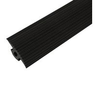 Perfil de cubierta, 32 x 14 x 20 m, goma NBR, aprox. 80 Shore A, negro, tipo I, insertable, tamaño de cuadrícula 40 mm