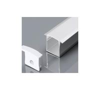 Perfil de enchufe de aluminio leche para tira LED 3372
