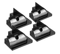 Perfil de esquina solar ABS Set Heavy Duty negro 150 x 150 mm 4 piezas Offgri...