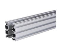Perfil de extrusi n de aluminio 2060 con ranura en T, serie 20, 15,75'', est ndar europeo, anodizado, para impresora 3D y CNC DIY, 400 mm, platea
