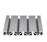 Perfil de guía de aluminio extruido, 15120 Perfil de aluminio extrusión 15 mm ancho carril lineal 2,5 espesor pared 50-1000(300mm long)