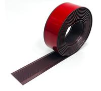 Perfil de nariz de escalera de PVC autoadhesivo impermeable de 100 cm, flexible para interiores y exteriores (marrón), fácil de instalar, antideslizante Ed Protect